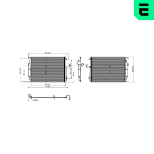 ERA Kondensator, Klimaanlage 667346