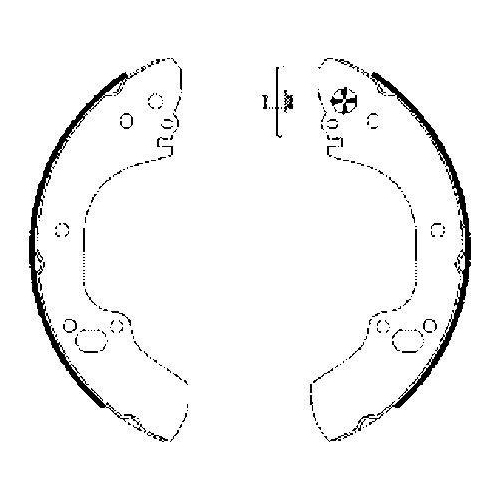 TEXTAR Bremsbackensatz 91063400