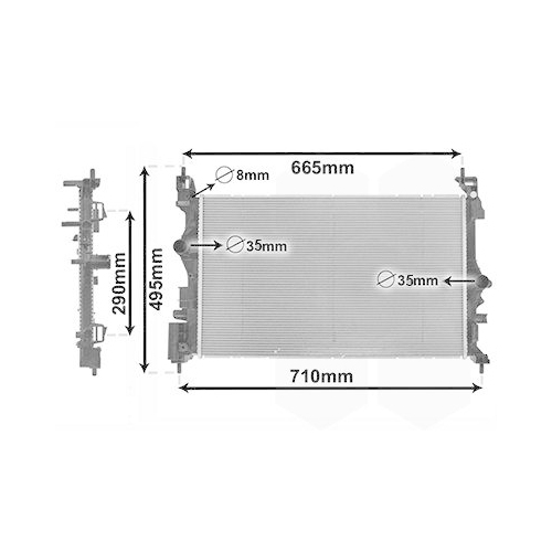 VAN WEZEL K&uuml;hler, Motork&uuml;hlung 37012701