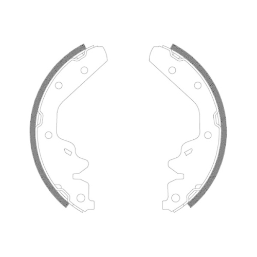 TEXTAR Bremsbackensatz 91063800