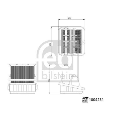 FEBI BILSTEIN Luftfilter 1004231