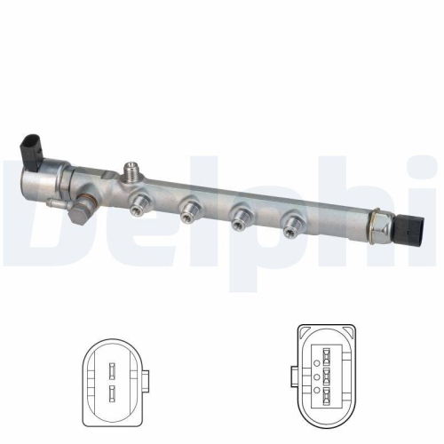 DELPHI Verteilerrohr, Kraftstoff 28280808-12B1
