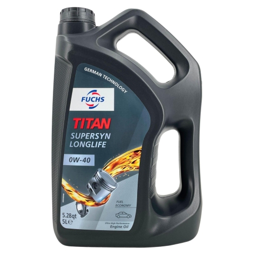 Motor&ouml;l Motoren&ouml;l Fuchs Titan Supersyn Longlife 0W-40 5 Liter 602183613