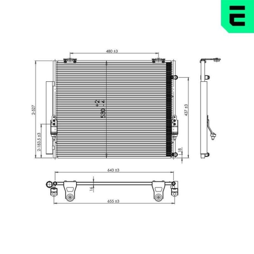 ERA Kondensator, Klimaanlage 667350