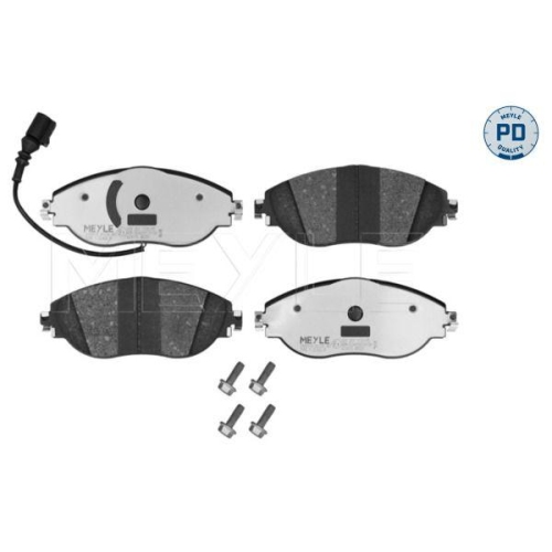 MEYLE Bremsbelagsatz, Scheibenbremse MEYLE-PD: Advanced performance and design. 025 251 1720/PD