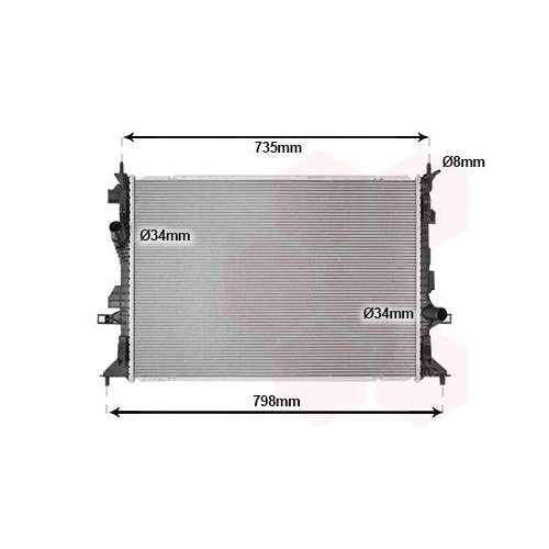 VAN WEZEL K&uuml;hler, Motork&uuml;hlung 18012712