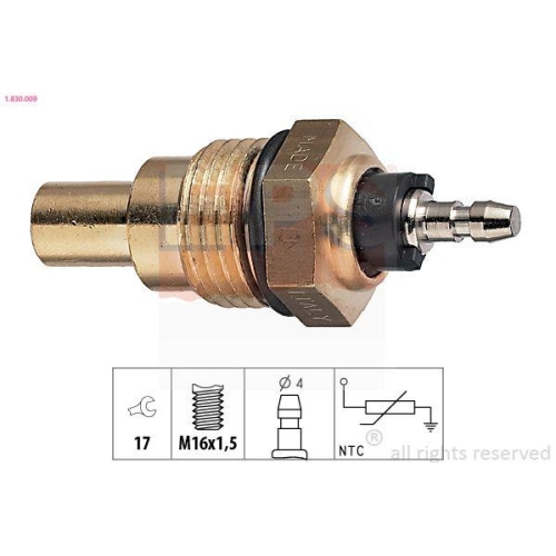 EPS Sensor, K&uuml;hlmitteltemperatur Made in Italy - OE Equivalent 1.830.009