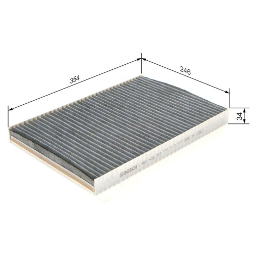 BOSCH Filter, Innenraumluft 1 987 432 337