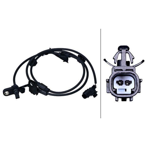 HELLA Sensor, Raddrehzahl 6PU 358 218-211