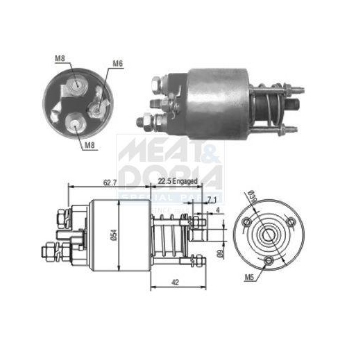 MEAT & DORIA Magnetschalter, Starter 46049