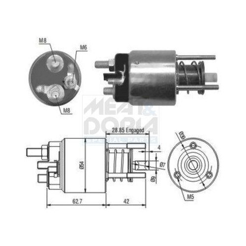 MEAT & DORIA Magnetschalter, Starter 46050