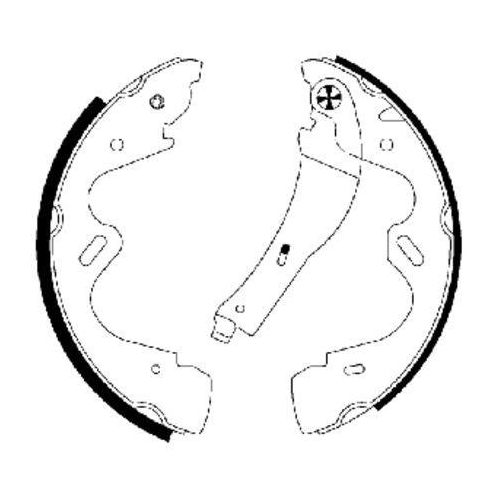 TEXTAR Bremsbackensatz 91065100