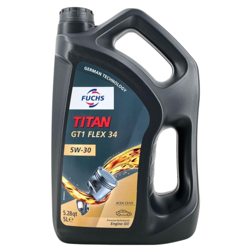 Motor&ouml;l Motoren&ouml;l Fuchs Titan GT1 Flex 34 5W-30 5 Liter 602008114