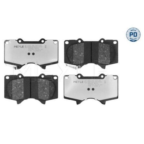 MEYLE Bremsbelagsatz, Scheibenbremse MEYLE-PD: Advanced performance and design. 025 240 2417/PD