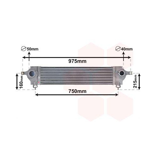 VAN WEZEL Ladeluftk&uuml;hler 13004333
