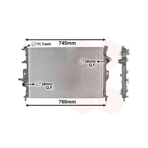 VAN WEZEL K&uuml;hler, Motork&uuml;hlung 59002186