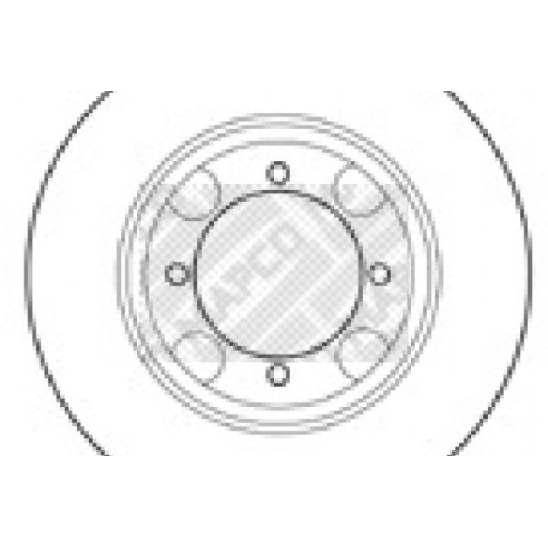 MAPCO Bremsscheibe 15506