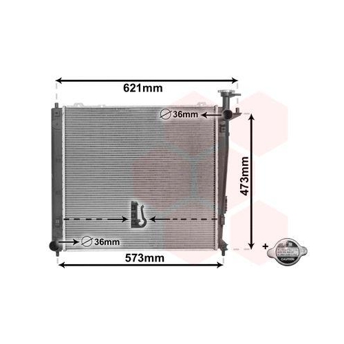 VAN WEZEL K&uuml;hler, Motork&uuml;hlung *** IR PLUS *** 83002272