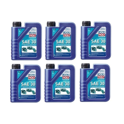 Liqui Moly Marine Single Grad SAE 30 Motoröl 6 Liter - Art.Nr. 25065