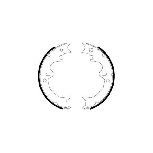 TEXTAR Bremsbackensatz, Feststellbremse 91066100