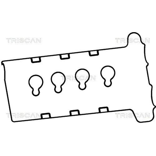 TRISCAN Dichtungssatz, Zylinderkopfhaube 515-5093