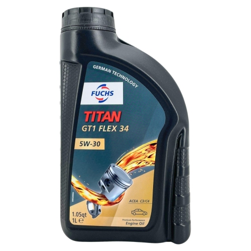 Motor&ouml;l Motoren&ouml;l Fuchs Titan GT1 Flex 34 5W-30 1 Liter 602007896