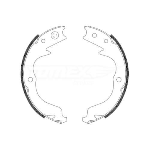 TOMEX Brakes Bremsbackensatz TX 22-81