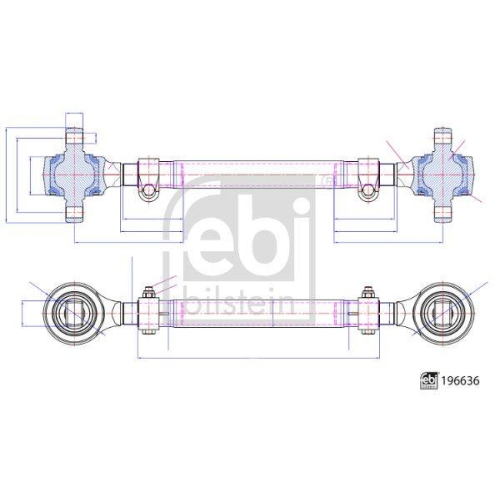 FEBI BILSTEIN Lenker, Radaufh&auml;ngung 196636