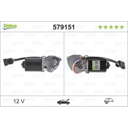 VALEO Wischermotor ORIGINAL TEIL 579151
