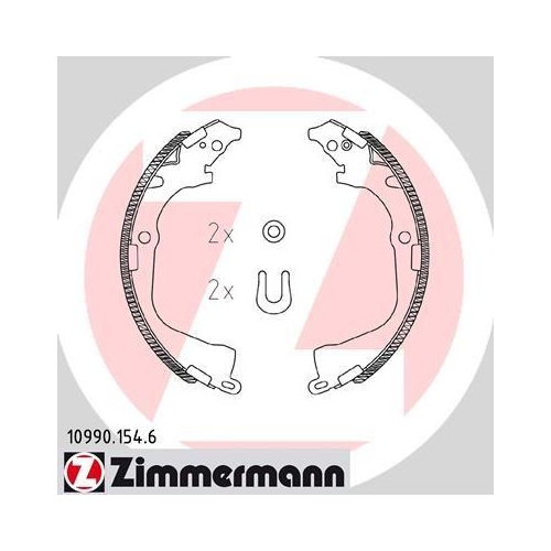 ZIMMERMANN Bremsbackensatz 10990.154.6