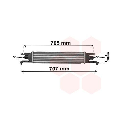 VAN WEZEL Ladeluftk&uuml;hler 17004319