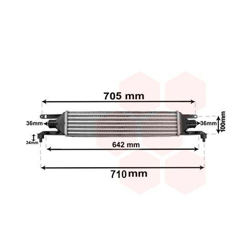 VAN WEZEL Ladeluftk&uuml;hler 17004320