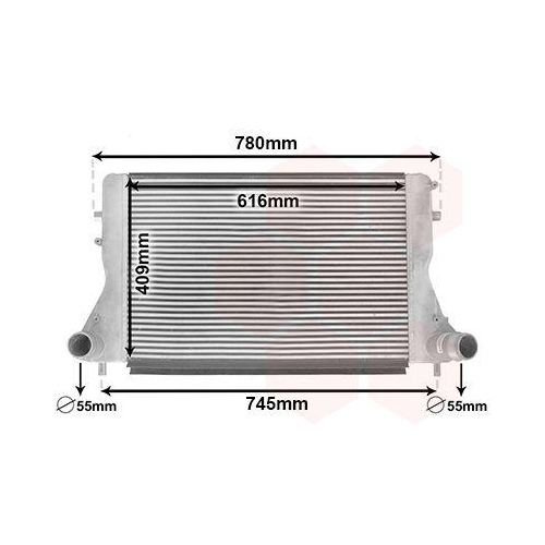 VAN WEZEL Ladeluftk&uuml;hler 03004386