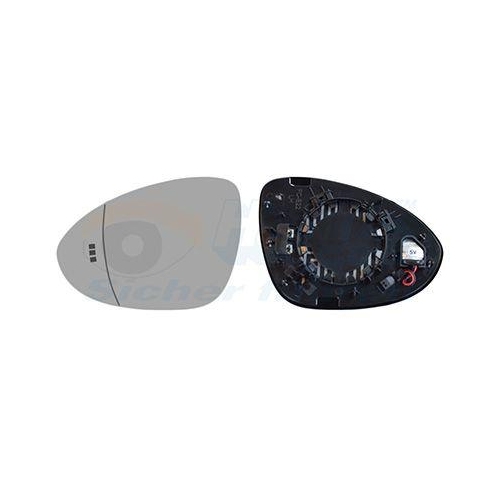 VAN WEZEL Spiegelglas, Au&szlig;enspiegel * HAGUS * 7415835
