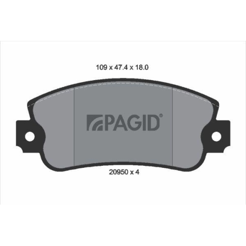 PAGID Bremsbelagsatz, Scheibenbremse T9003N