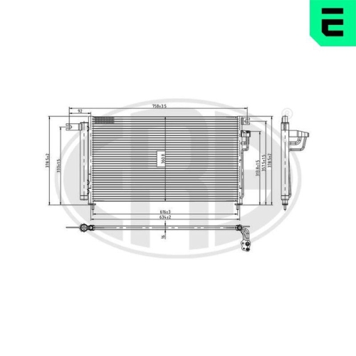 ERA Kondensator, Klimaanlage 667293