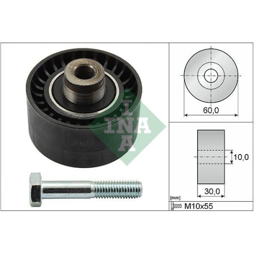 Schaeffler INA Umlenk-/Führungsrolle, Zahnriemen 532 0020 10