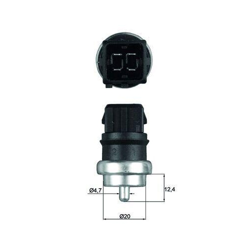 MAHLE Sensor, K&uuml;hlmitteltemperatur BEHR TSE 14