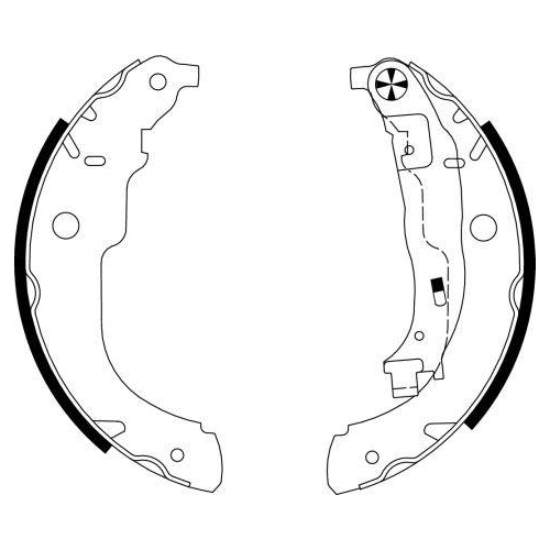 TEXTAR Bremsbackensatz 91067200