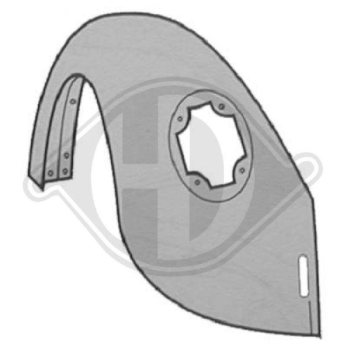 DIEDERICHS Kotflügel 2262034