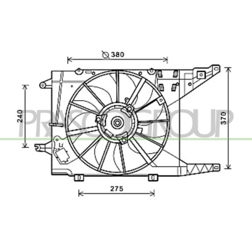 PRASCO L&uuml;fter, Motork&uuml;hlung PrascoSelection DA220F001