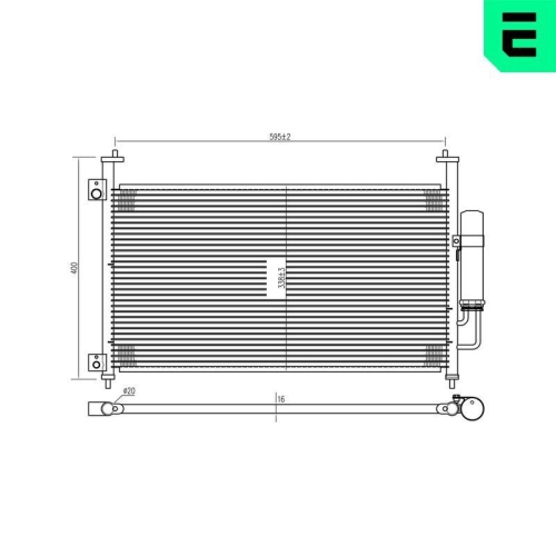 ERA Kondensator, Klimaanlage 667295