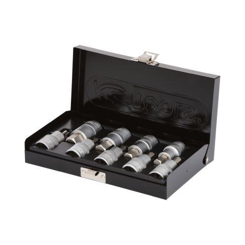 1/2 Zoll Bit-Stecknuss-Satz Innensechskant, kurz, 9-tlg KS TOOLS 911.1321