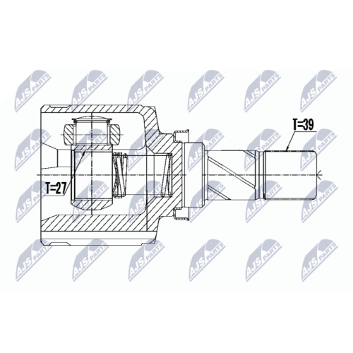 NTY Gelenksatz, Antriebswelle NPW-PL-058
