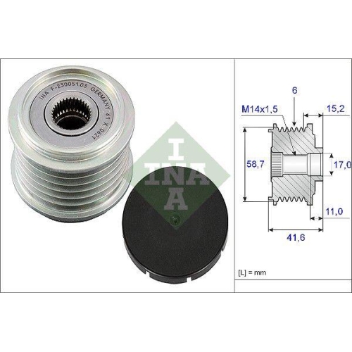 Schaeffler INA Generatorfreilauf 535 0031 10