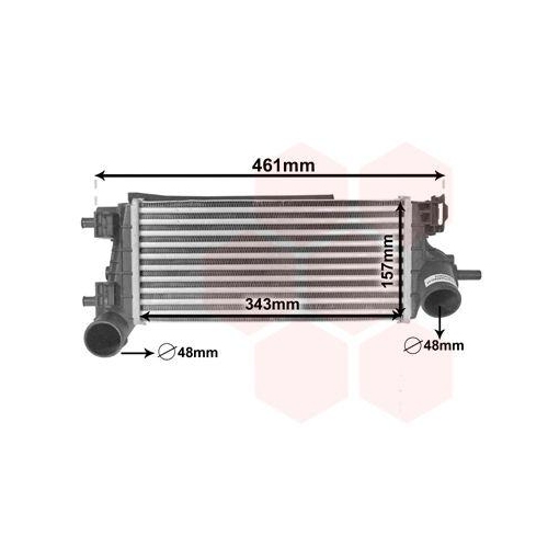 VAN WEZEL Ladeluftk&uuml;hler 18014703