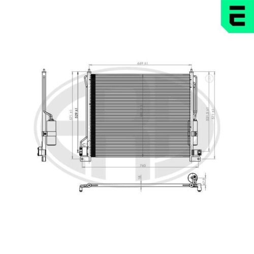 ERA Kondensator, Klimaanlage 667296