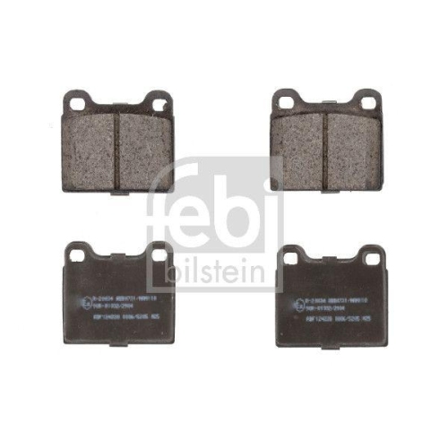 FEBI BILSTEIN Bremsbelagsatz, Scheibenbremse 16231