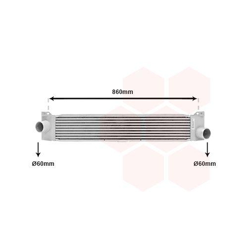 VAN WEZEL Ladeluftk&uuml;hler 17004353