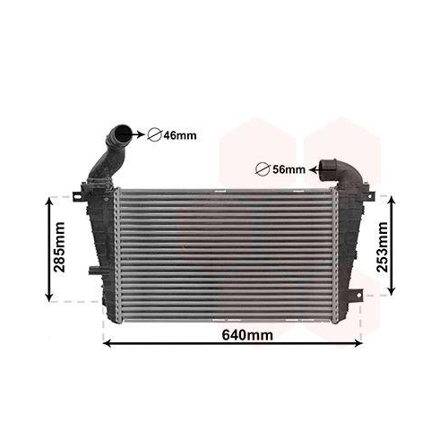 VAN WEZEL Ladeluftk&uuml;hler 37004416